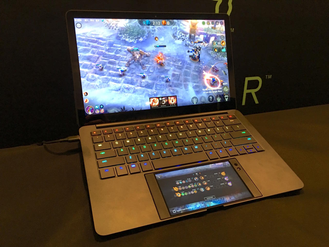 Project Linda running at CES 2018.