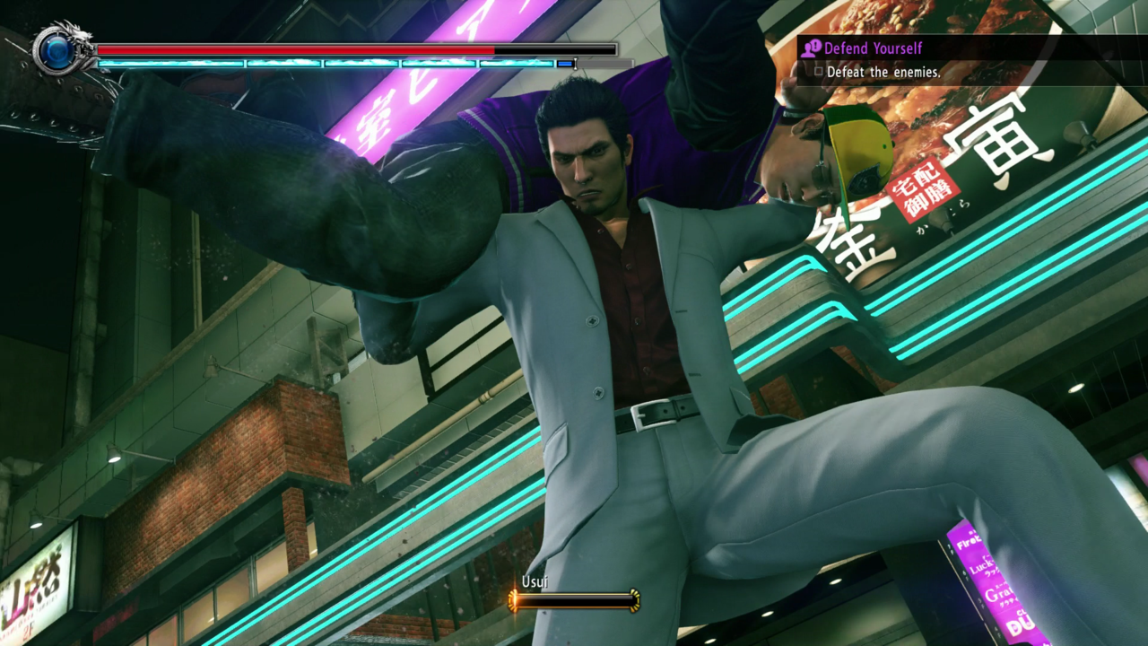 Kiryu has a heart of gold, but you wouldn't want to wrong him or his friends.