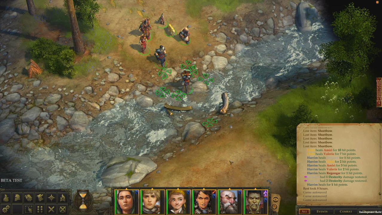 All screenshots were captured during a hands-on session with a preview build of Pathfinder: Kingmaker.