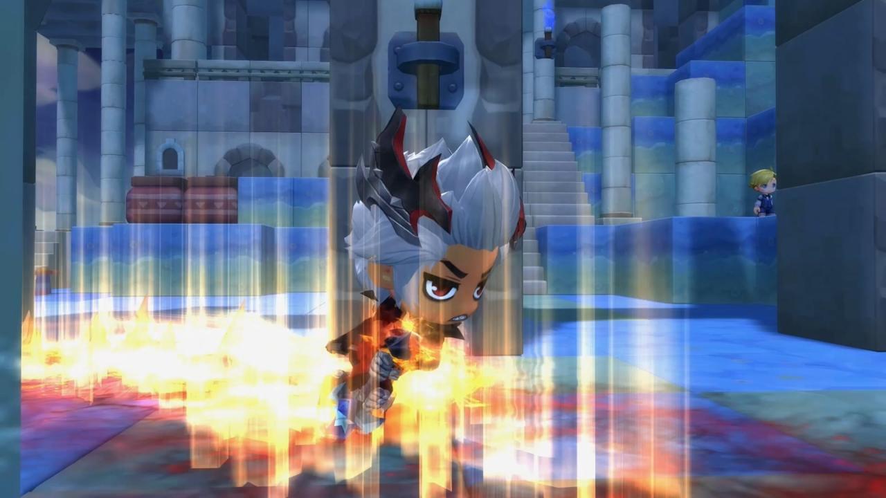 The Runeblade class was added at launch, the ninth class in MapleStory 2
