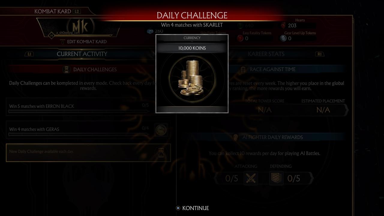 Daily Challenges Are Another Way To Get Currency