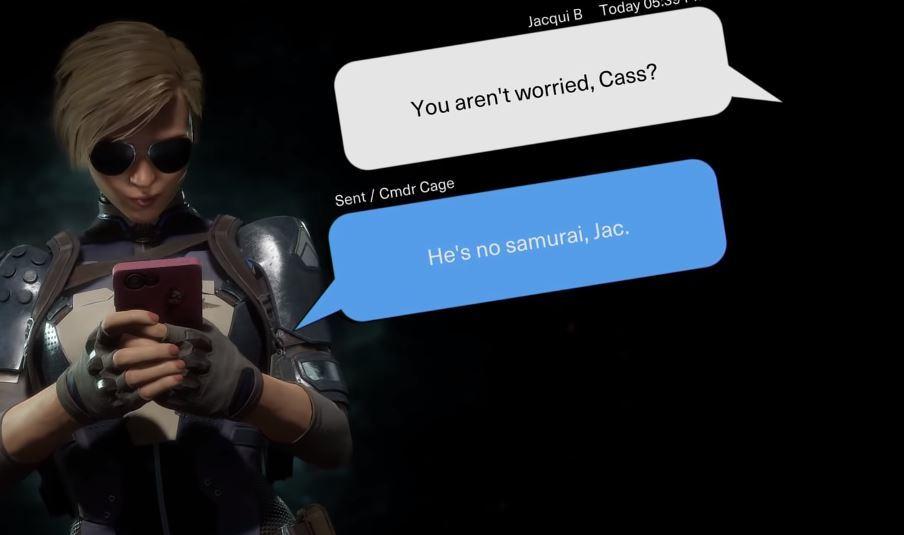 Cassie’s Texting Intro Cracks A Samurai Jack Joke