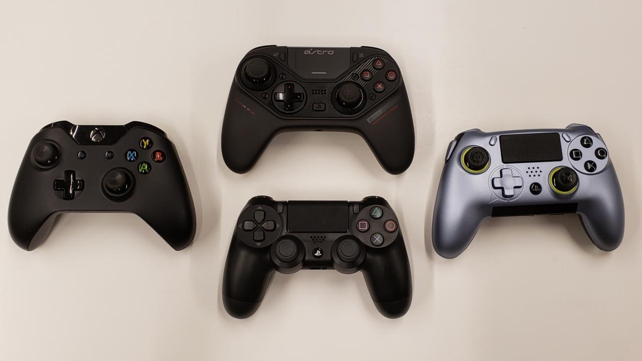 DualShock 4, Xbox One, And Scuf Comparisons