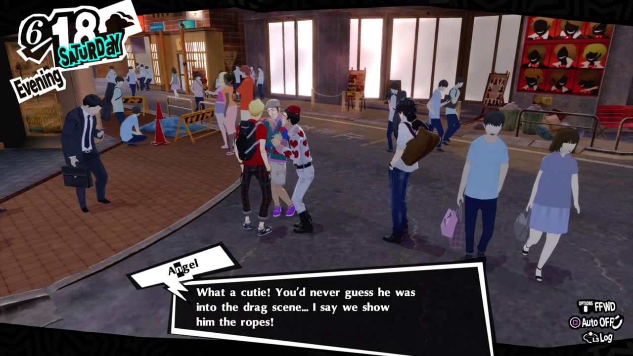 That same scene, but from Persona 5 Royal.