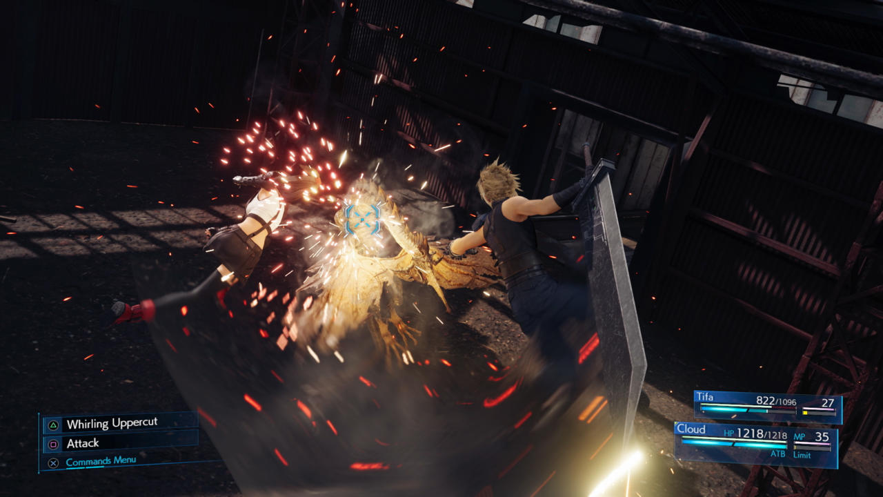FFVII Remake's real-time combat also encourages staggering enemies and getting your hits in for maximum damage.
