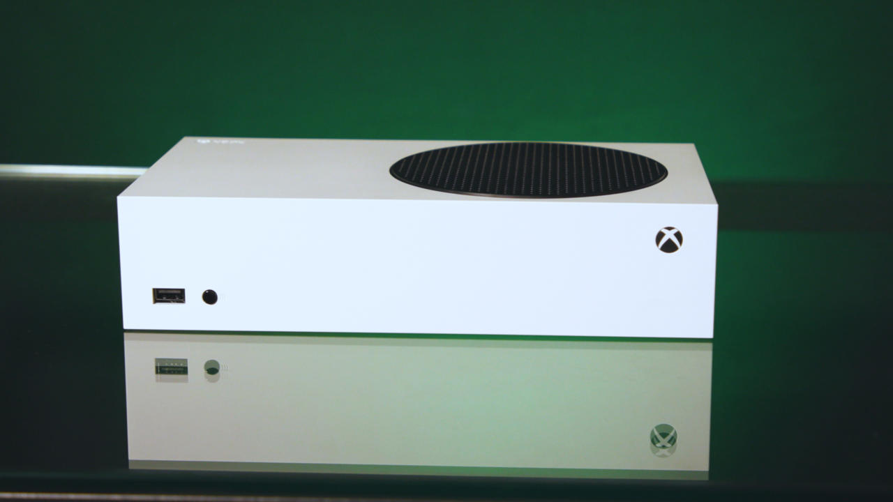 A closer look at the Xbox Series S.