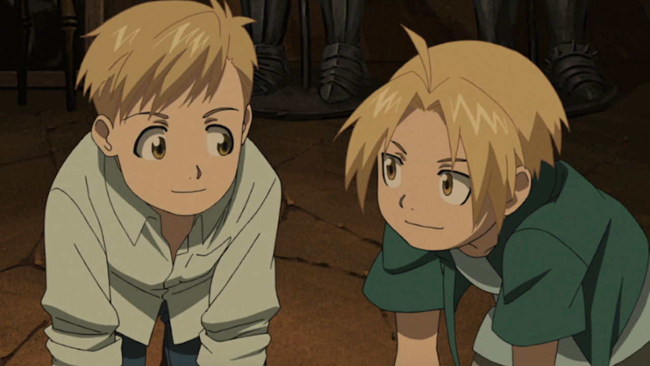 The Elric Brothers As Children (Anime)