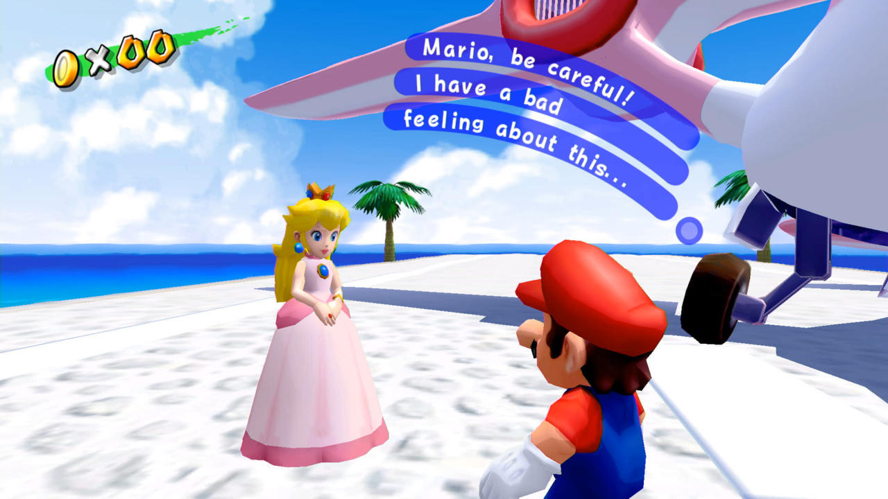 Super Mario Sunshine captured on Nintendo Switch