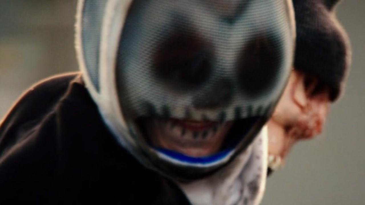 8. The Motorcyclist: The Purge: Anarchy