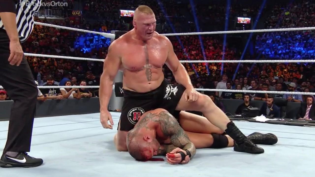 28. Brock Lesnar vs. Randy Orton
