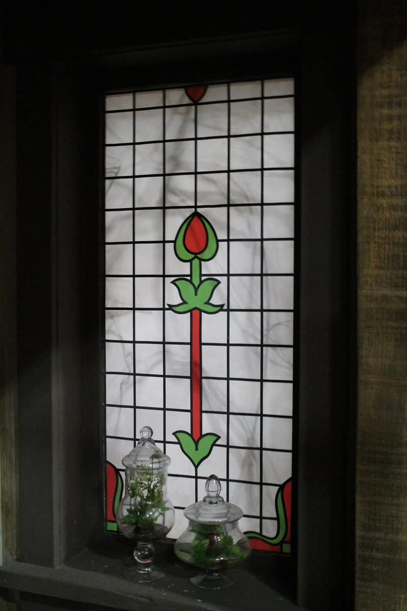 4. Stained glass inspired by Hellraiser