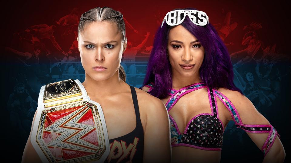 Ronda Rousey (c) vs. Sasha Banks (Raw Women's Championship)