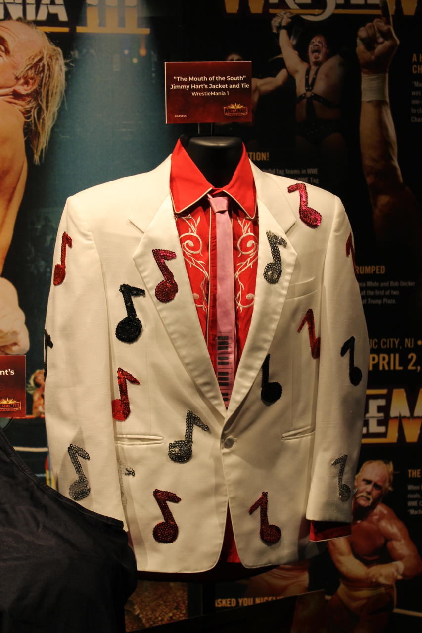 5. Jimmy Hart's jacket and tie from Wrestlemania 1