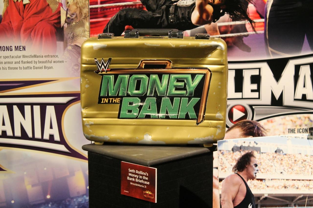 52. Seth Rollins' Money In the Bank briefcase