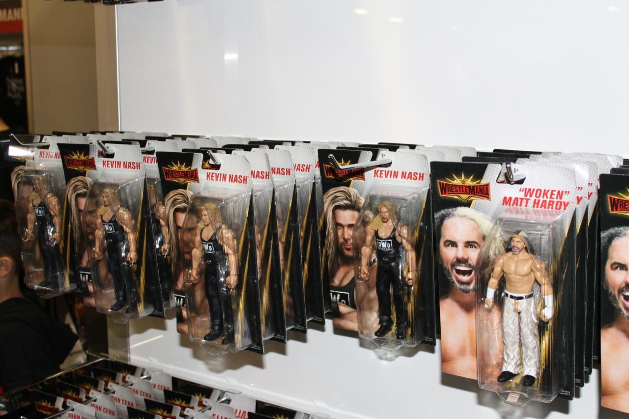 9. Tons of Wrestlemania edition action figures