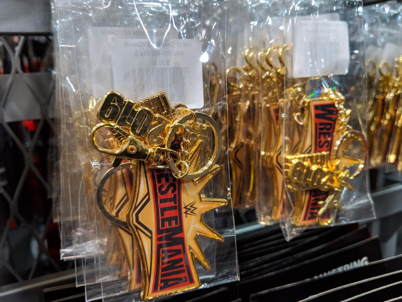 25. Wrestlemania keychains for the showcase of the key immortals
