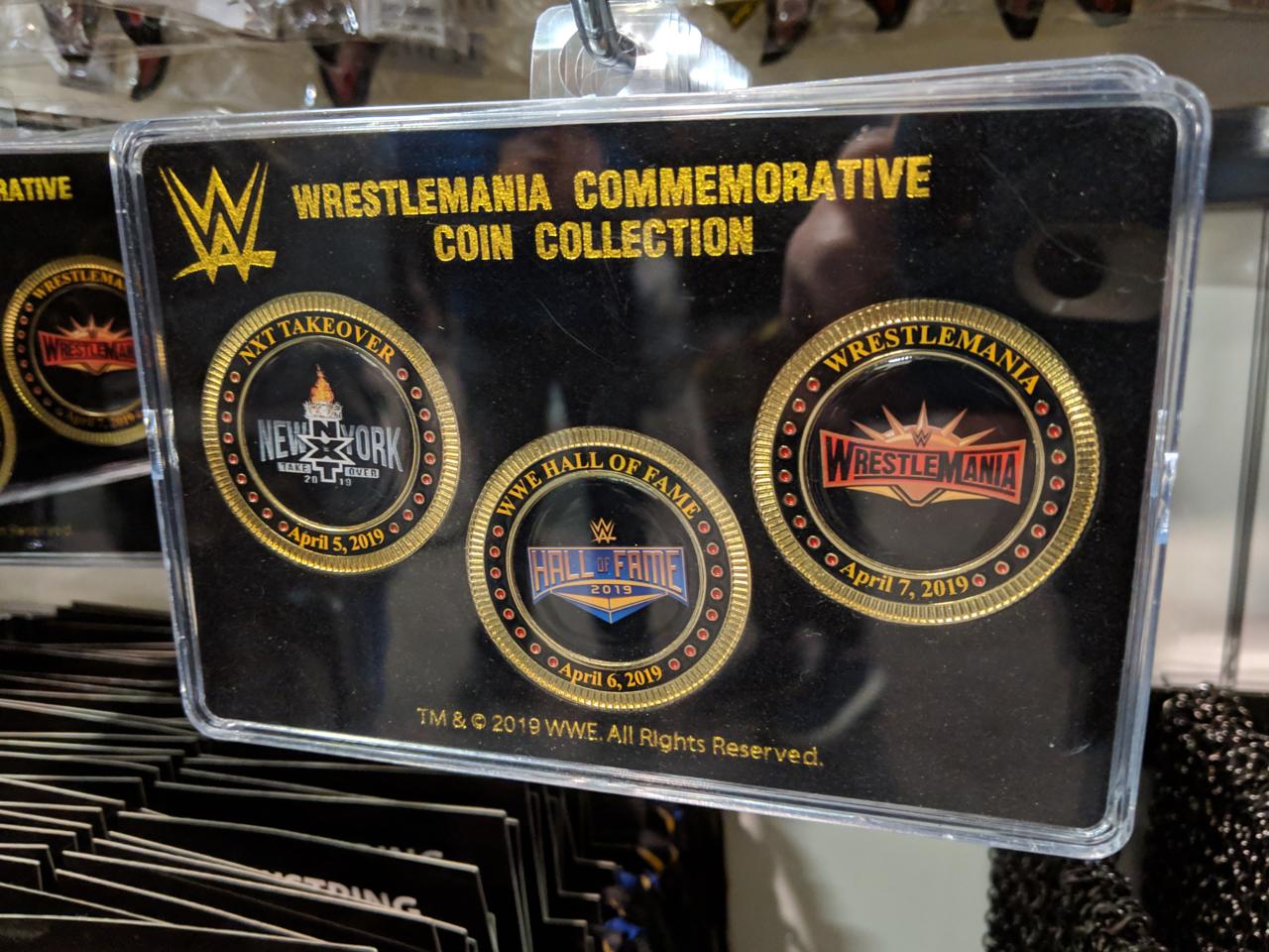 27. Wrestlemania commemorative coins that are definitely also Pog slammers