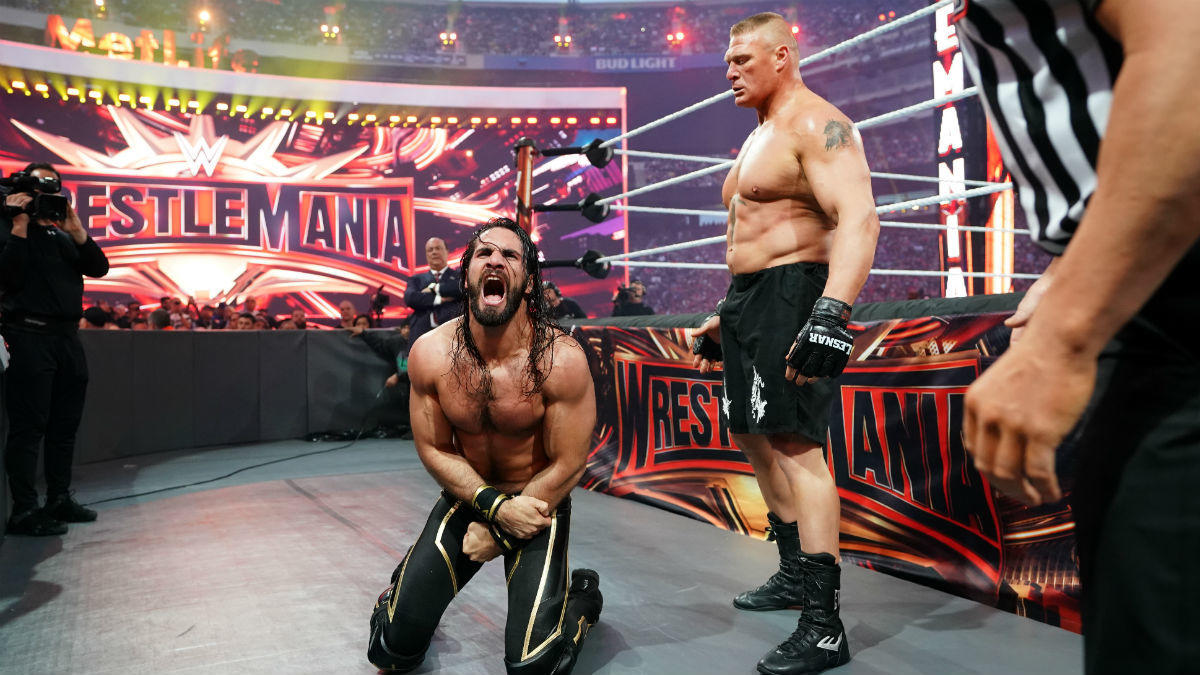Brock Lesnar (c) vs. Seth Rollins