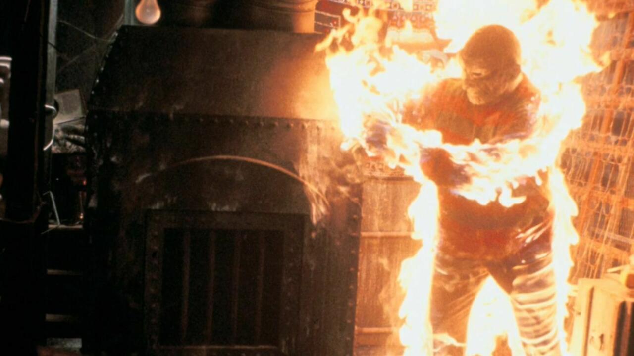 20. Freddy burning was filmed in one take