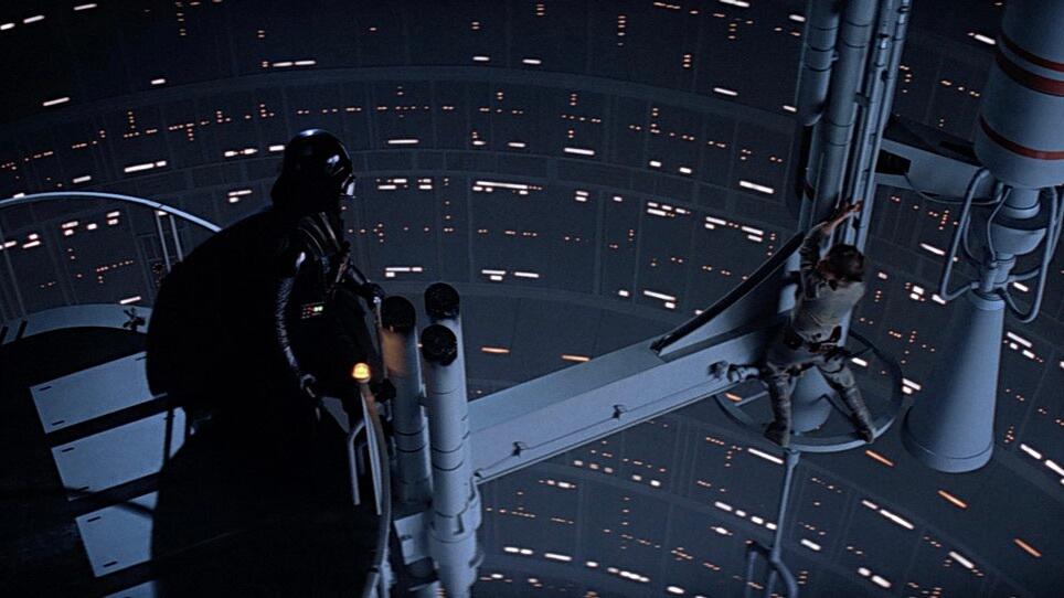 1. Darth Vader reveals he's Luke's father - Star Wars: The Empire Strikes Back (Episode V)