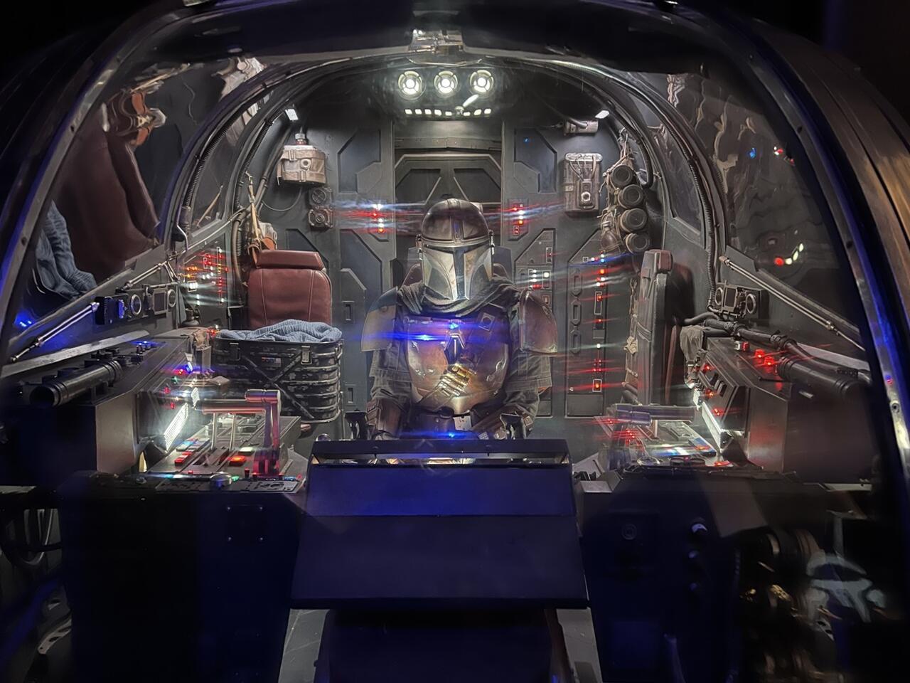 The Razor Crest cockpit