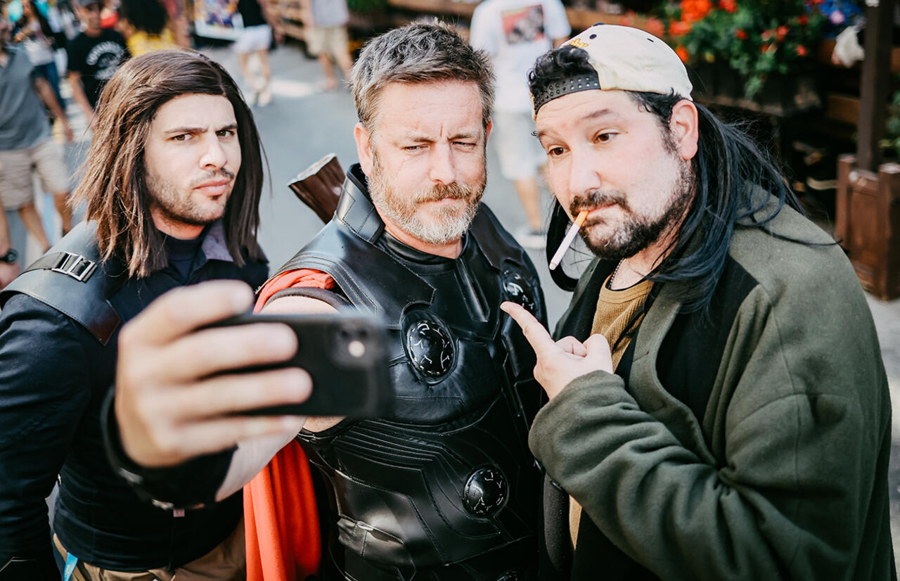 Winter Soldier, Thor, and Silent Bob