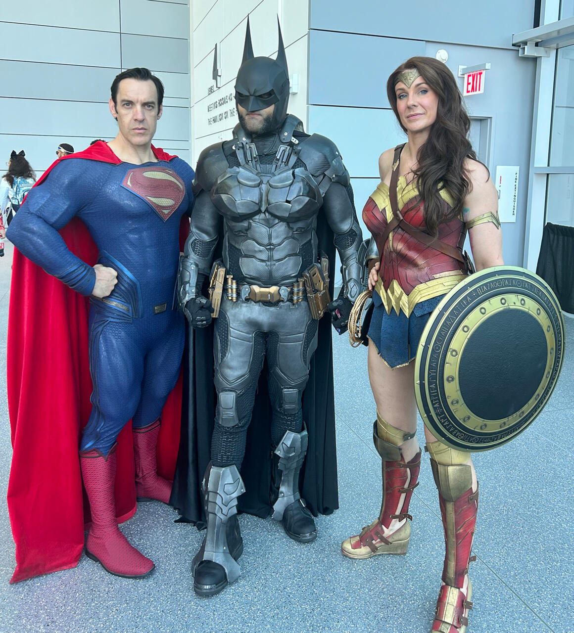 Superman, Batman, and Wonder Woman