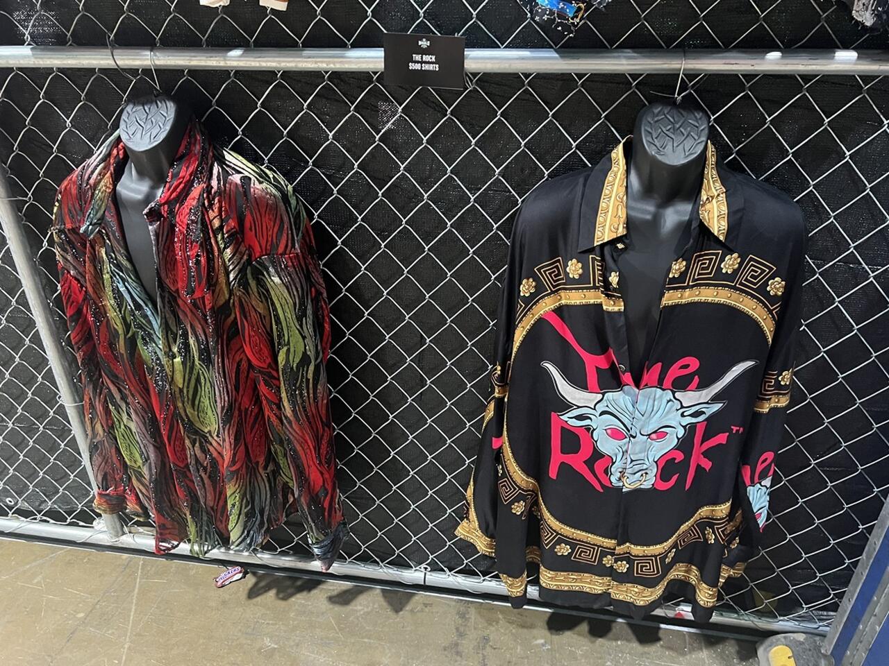 More of The Rock's $500 shirts
