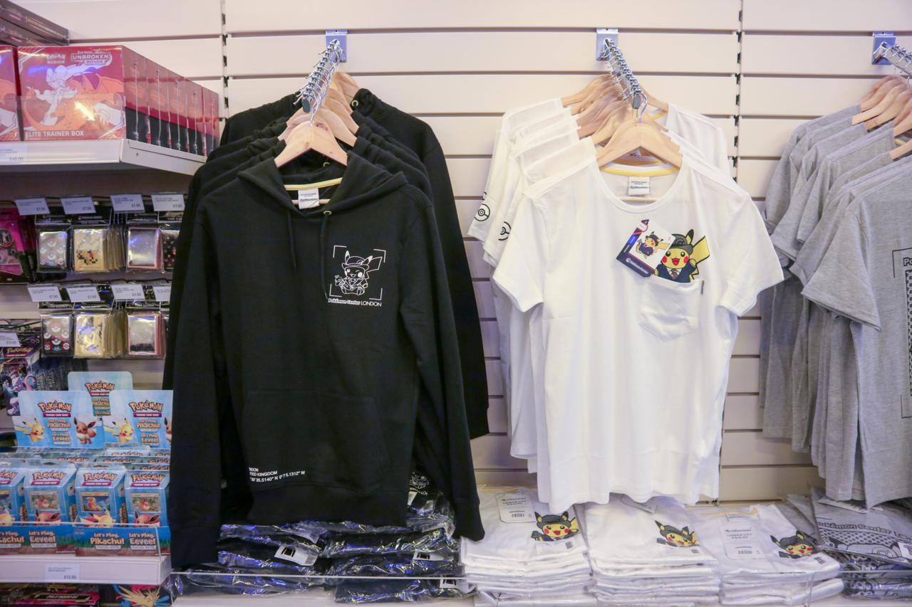 Pokemon Center London Hoody And T-Shirt