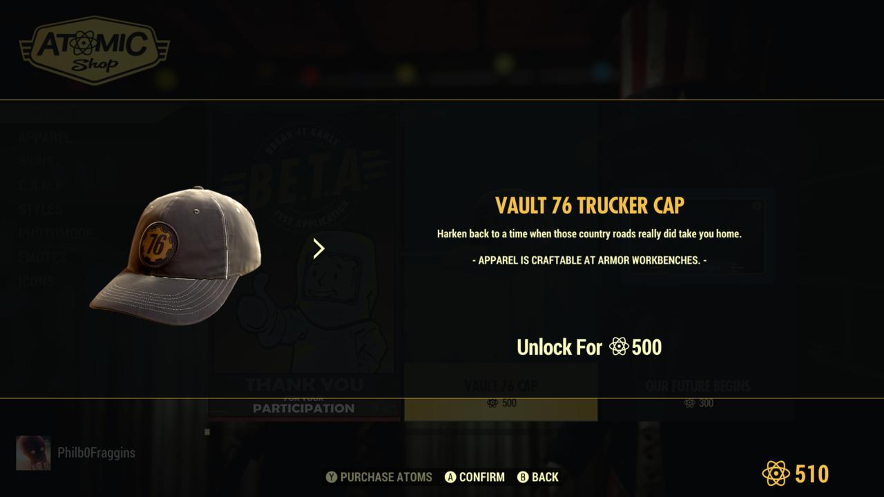 Vault 76 Hat