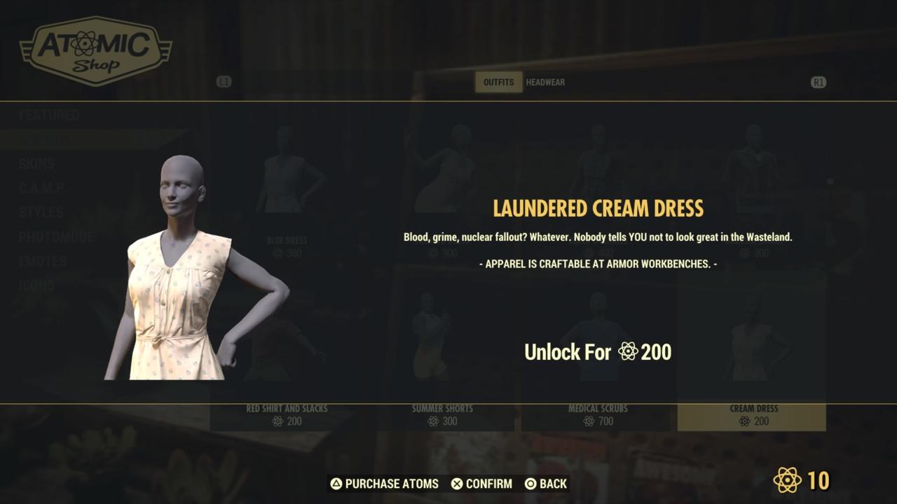 Laundered Cream Dress