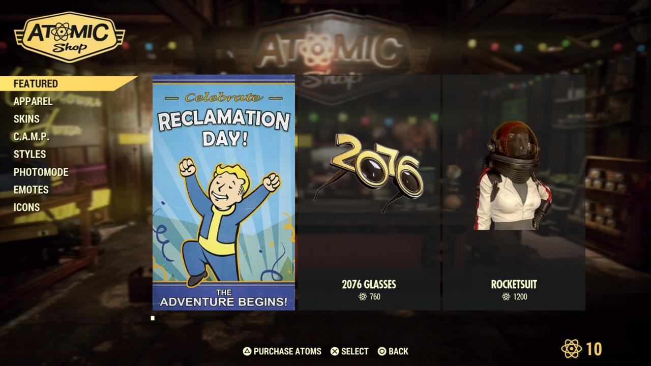 Fallout 76 Gets Some New Customization Options