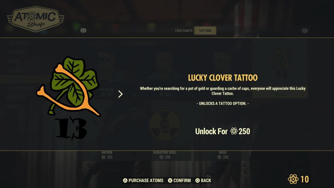Lucky Clover Tattoo
