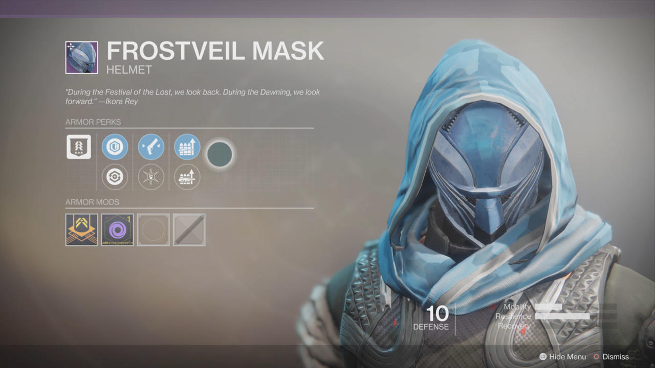 Frostveil Mask