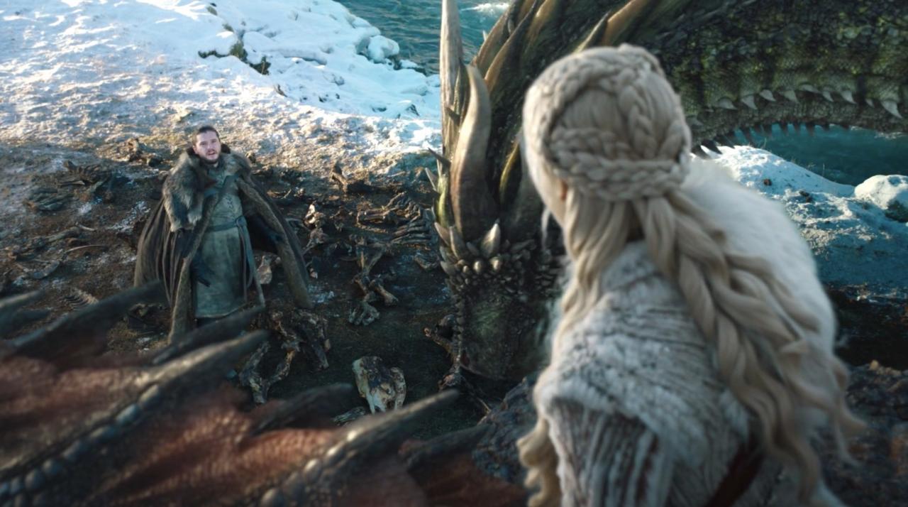 In "Winterfell," Jon might just have a new super-strong animal friendship.