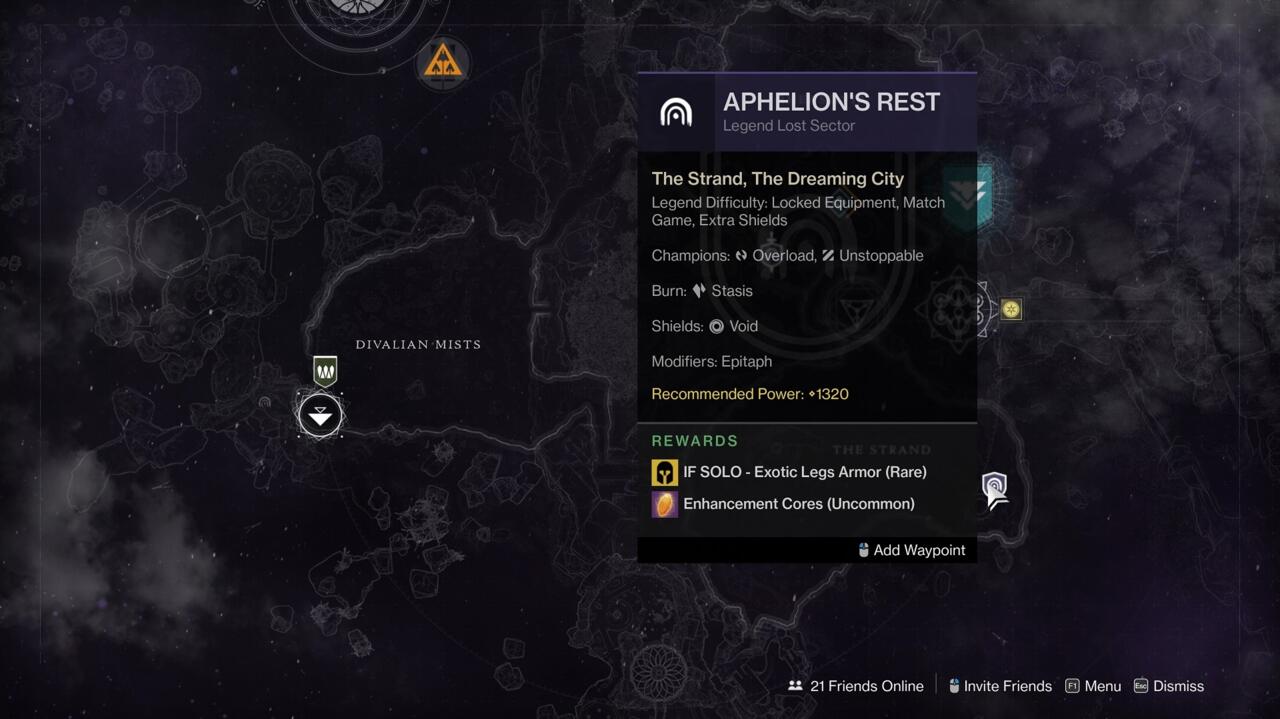 Check Legendary and Master Lost Sectors to see what they drop before you take them on.
