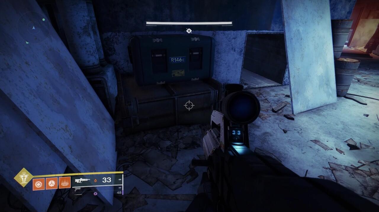 Yet another hidden room, this time with a lore item.