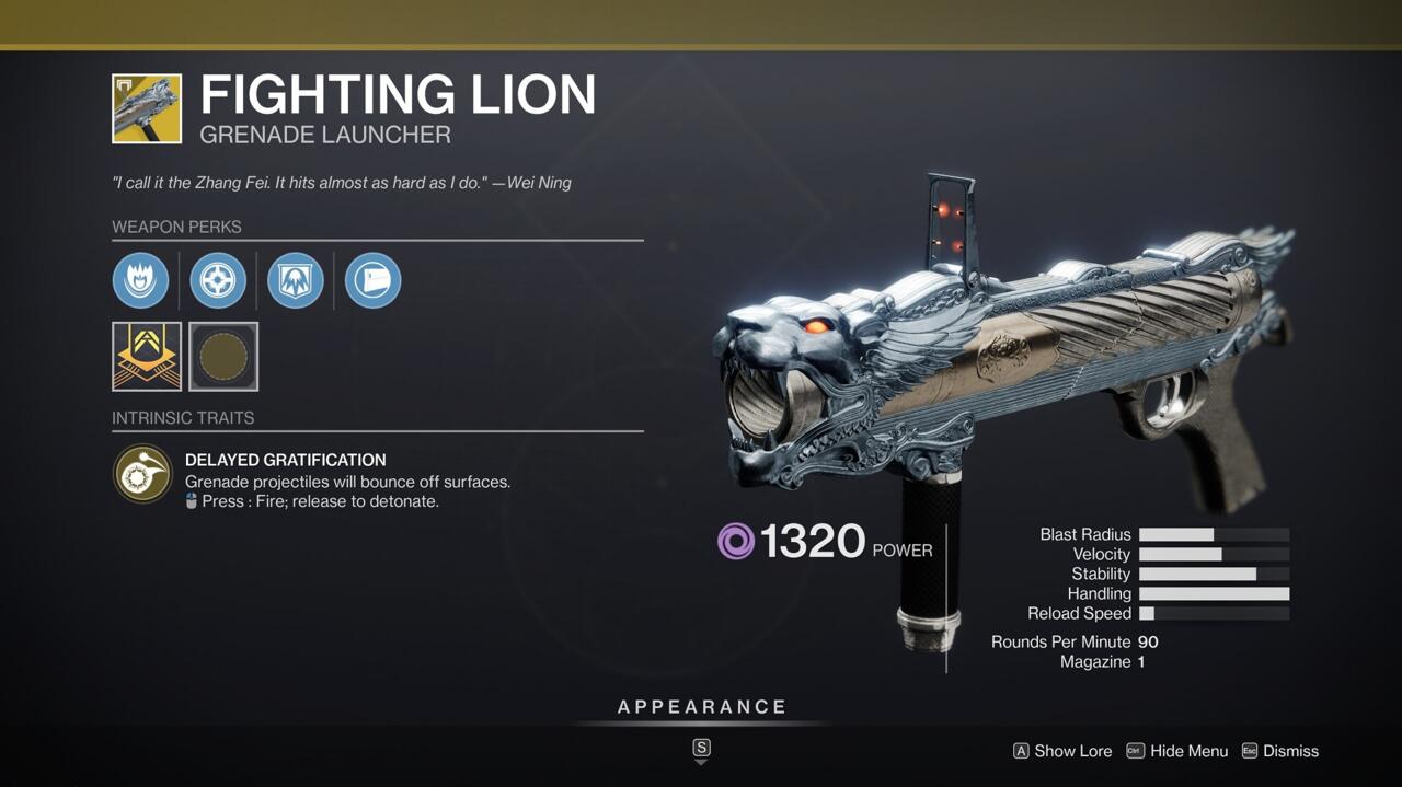 Fighting Lion is powerful and deadly, but takes some skill to use.