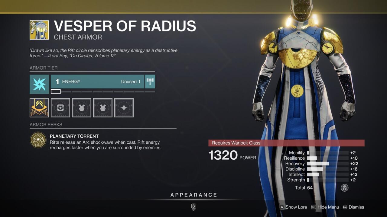 Make your rifts a little more offensive with Vesper of Radius.