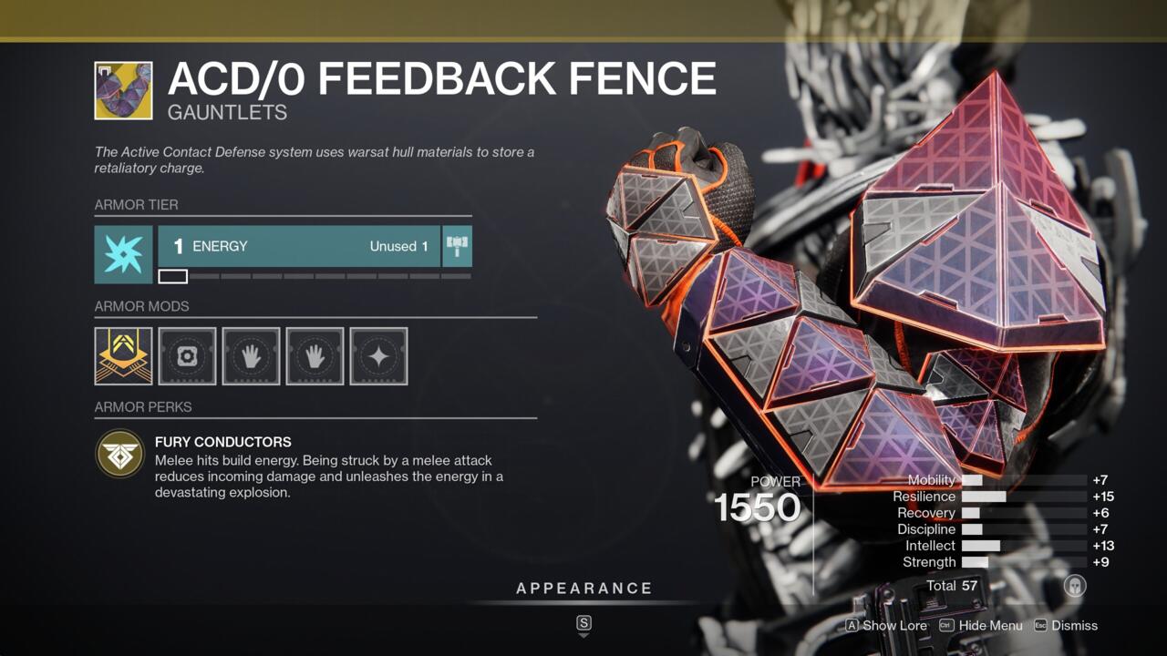 Turn yourself into a bomb by punching your opponents with ACD/0 Feedback Fence.