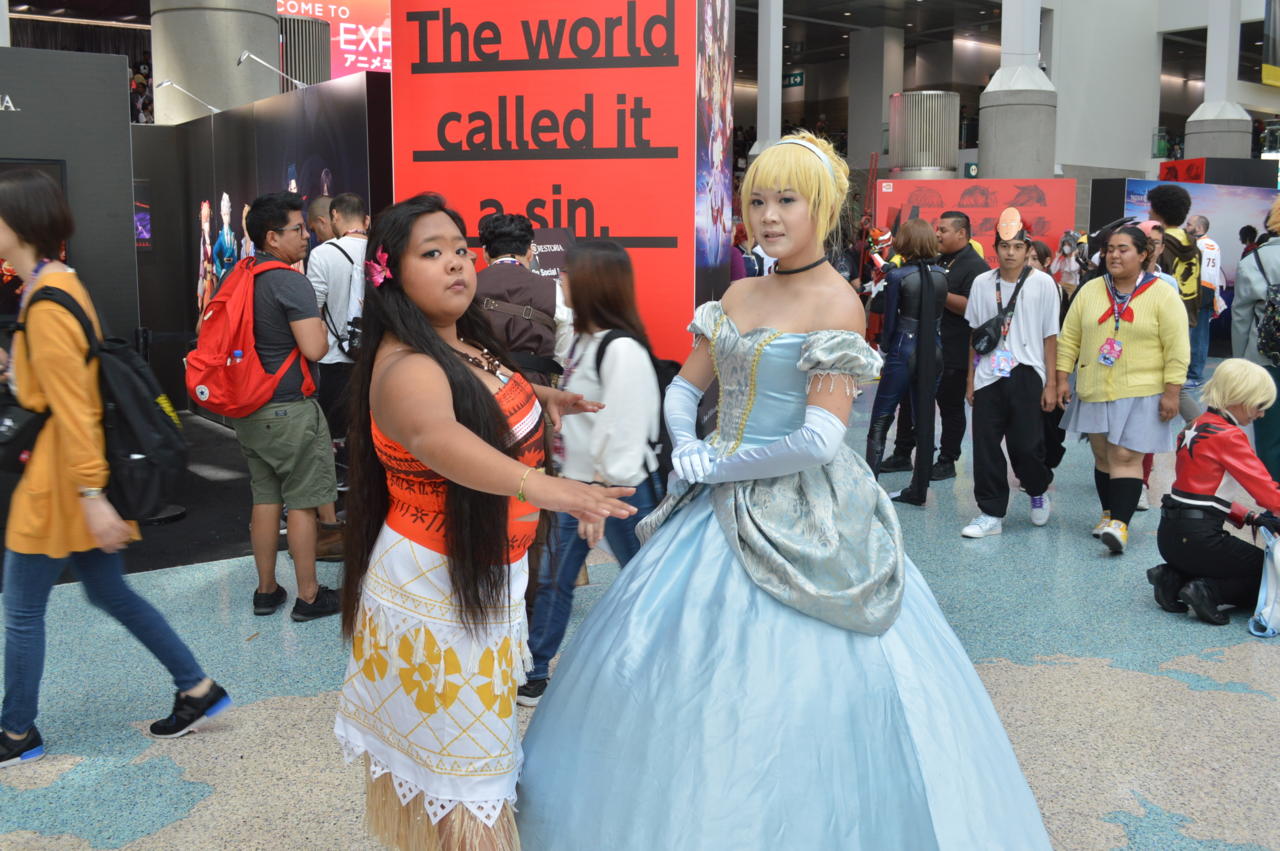 Moana and Cinderella