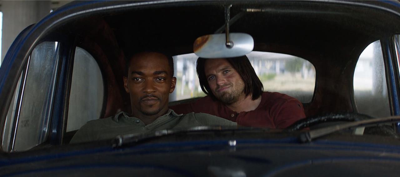 Sam and Bucky don't necessarily get along