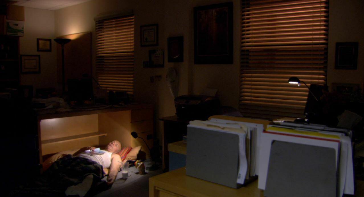 7. Creed's living in the office (Episode 3)