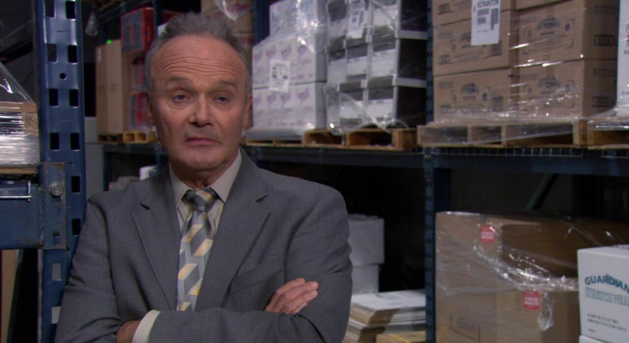 34. Creed's cleaned out the warehouse  (Episode 12)