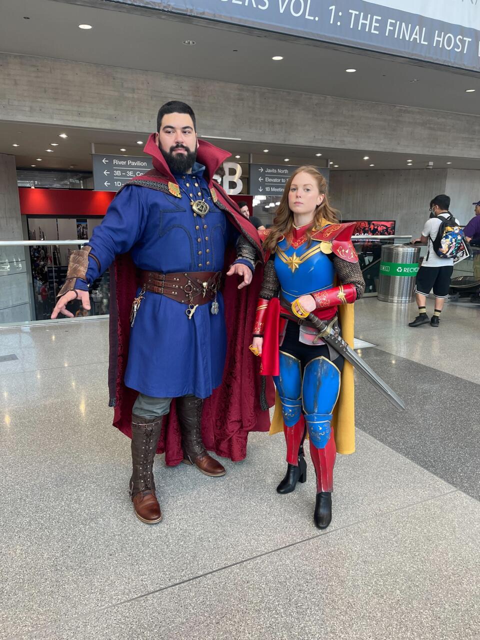 Doctor Strange and Captain Marvel (The MCU)