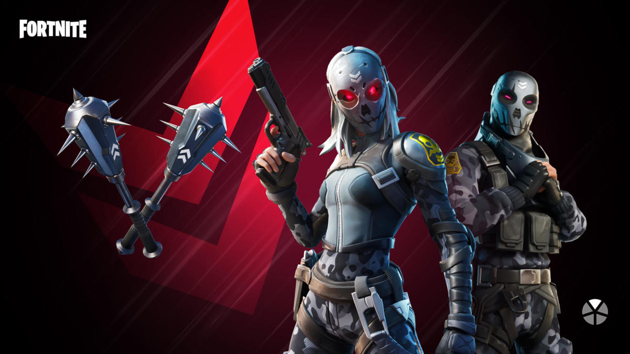 New character skins and pickaxes purchasable through the Item Shop