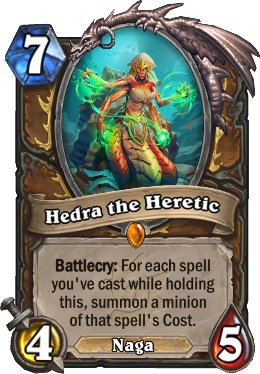 The legendary Hedra the Heretic of Druid