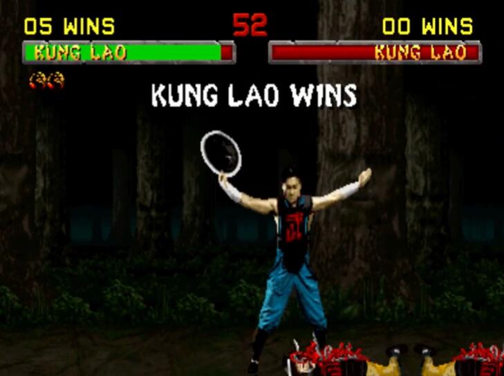 BEST: Mortal Kombat II: Kung Lao, "Hat Split"