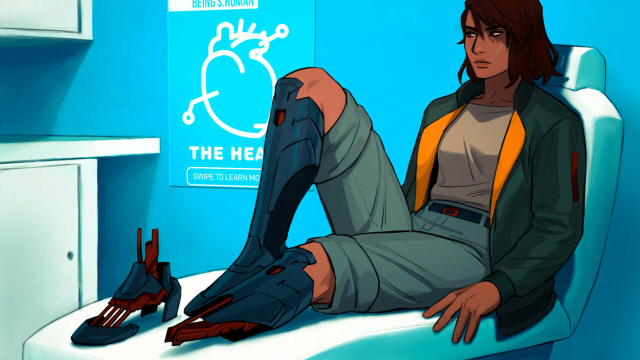 No one took care of Farah's body while she was in prison, so one of your first tasks in her route will be getting a tune-up for her cybernetics.