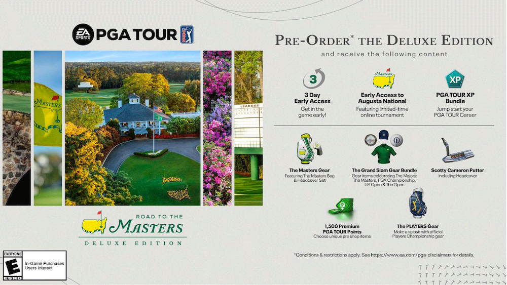 Preorder EA Sports PGA Tour Deluxe Edition